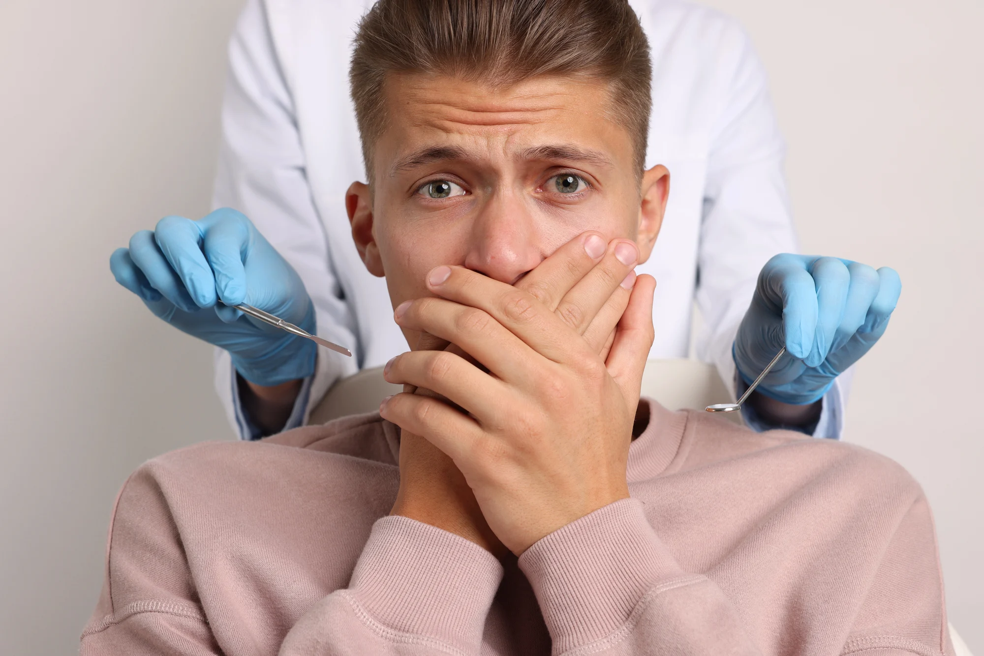 Afraid of dentists in Huntersville, NC